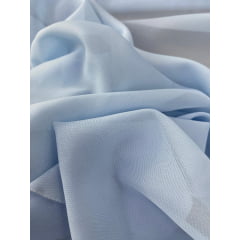 Chiffon Liso Azul BB