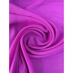 Chiffon Liso Fucsia