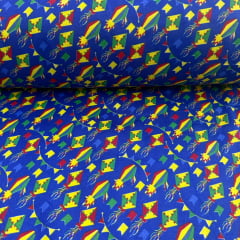 Chita Poly Balões Fundo Azul Chita Poly Balões Fundo Azul