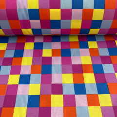 Chita Poly Quadriculado Colorido 1