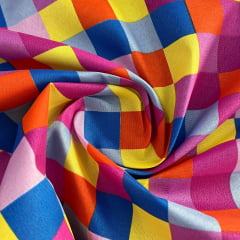Chita Poly Quadriculado Colorido 1