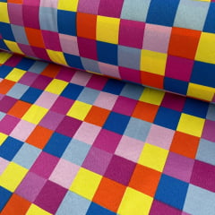 Chita Poly Quadriculado Colorido 1