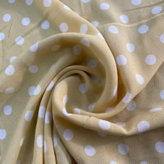 Crepe Dunas Poa Amarelo