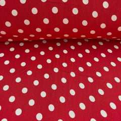 Crepe Dunas Poa Vermelho Crepe Dunas Poa Vermelho