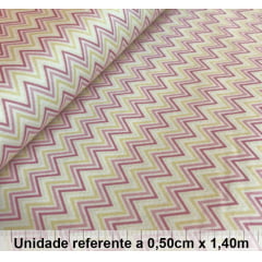 Feltro Chevron Rosa Feltro Chevron Rosa