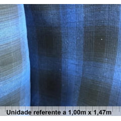 Flanela Azul Xadrez Grande Flanela Azul Xadrez Grande