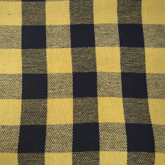 Flanela Xadrez Quadriculado Amarelo M