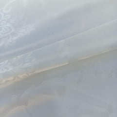Tecido Jacquard  Branco
