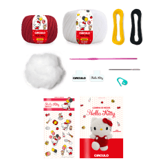 Kit Amigurumi Hello Kitty and Friends - Hello Kitty Kit Amigurumi Hello Kitty and Friends - Hello Kitty