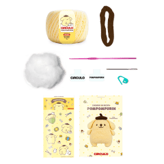 Kit Amigurumi Hello Kitty and Friends - Pompompurin Kit Amigurumi Hello Kitty and Friends - Pompompurin