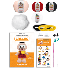Kit Amigurumi Turma da Mônica - Cascão Kit Amigurumi Turma da Mônica - Cascão