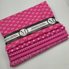 Kit Tricoline Composê Pink 2 Kit Tricoline Composê Pink 2
