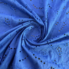 Laise Bordada Azul Royal