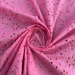 Laise Bordada Rosa Chiclete 