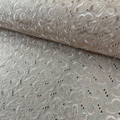 Laise Bordado Austríaco Bege