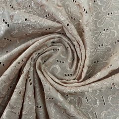 Laise Bordado Austríaco Bege