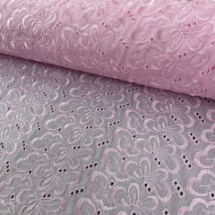 Laise Bordado Austriaco  Rosa BB