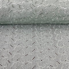 Laise Bordado Austríaco Verde Menta