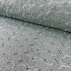 Laise Bordado Austríaco Verde Menta