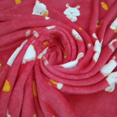 Manta Soft Coelhinha Rosa Pink