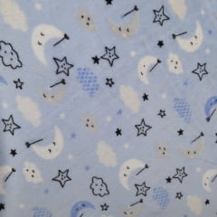 Manta Soft Estrelas Azul BB