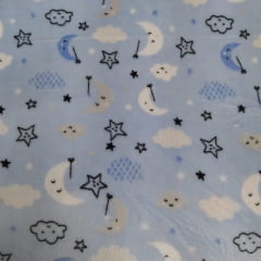 Manta Soft Estrelas Azul BB