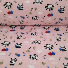 Manta Soft Panda Rosa 