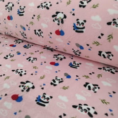 Manta Soft Panda Rosa 