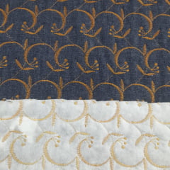 Matelassê Jeans Fio Cor de Cobre 