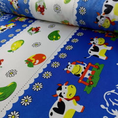 Oxford Estampado Fazendinha