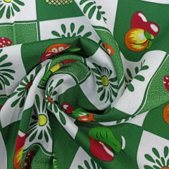 Oxford Estampado Frutas Tropical