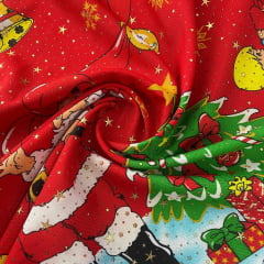 Oxford Natalino Alto Relevo Boneco de Neve