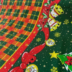 Oxford Natalino Papai Noel Verde Xadrez