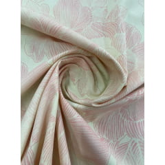 Percal 150 Fios Flores Rosa