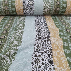 Percal 150 Fios Patchwork Verde Percal 150 Fios Patchwork Verde