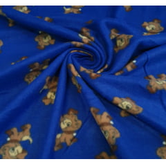 Tecido Soft Novo Cachorro Azul 2 Tecido Soft Novo Cachorro Azul 2