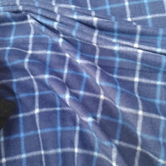 Soft Xadrez Azul Marinho 