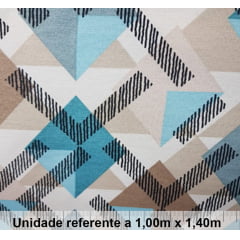 Tecido Decoração Geométrico Bandeiras Azuis Tecido Decoração Geométrico Bandeiras Azuis