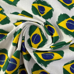 Tricoline Brasil Fundo Branco