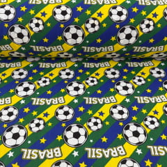 Tricoline Brasil Verde Amarelo Azul Tricoline Brasil Verde Amarelo Azul