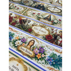 Tricoline Digital Exclusiva Marantex Barrado Religioso Santos