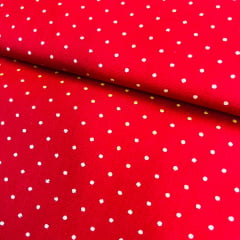 Tricoline Natal Póa Dourado  Pequeno Vermelho 