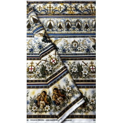 Tricoline Digital Exclusiva Marantex barrado Religioso  Nossa Senhora 
