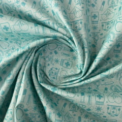 Tricoline Acessórios Medicina fundo Verde