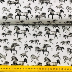 Tricoline Exclusiva Marantex Cavalos 2 Tricoline Exclusiva Marantex Cavalos 2