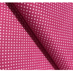 Tricoline Mista Poá Pequeno Rosa Tricoline Mista Poá Pequeno Rosa