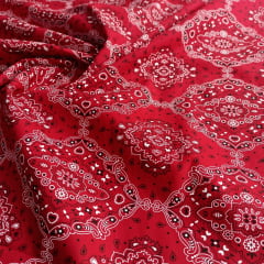 Tricoline Bandana Marantex Vermelho 