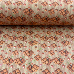 Tricoline Páscoa Barra De Chocolate