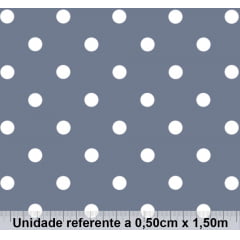 Tricoline Poá Grande Azul Antigo Tricoline Poá Grande Azul Antigo
