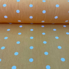 Tricoline Poá Grande Laranja